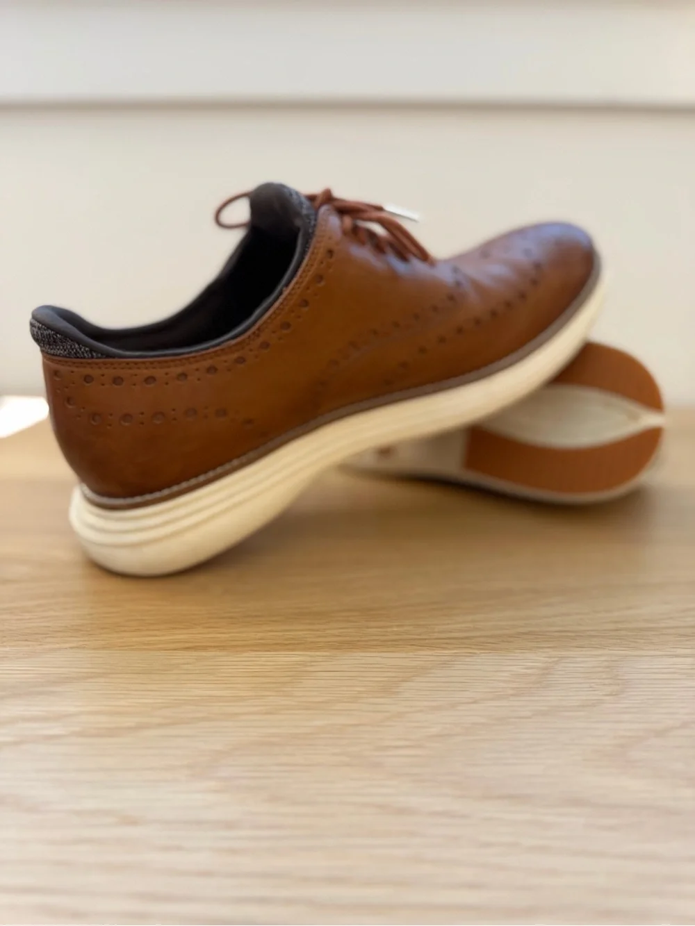 Cole Haan Men’s Original Grand 360 Brown Leather Wing Oxford - Size US 10.5